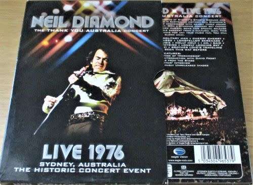 Pop Neil Diamond The Thank You Australia Concert 1976 Dvd Was Listed